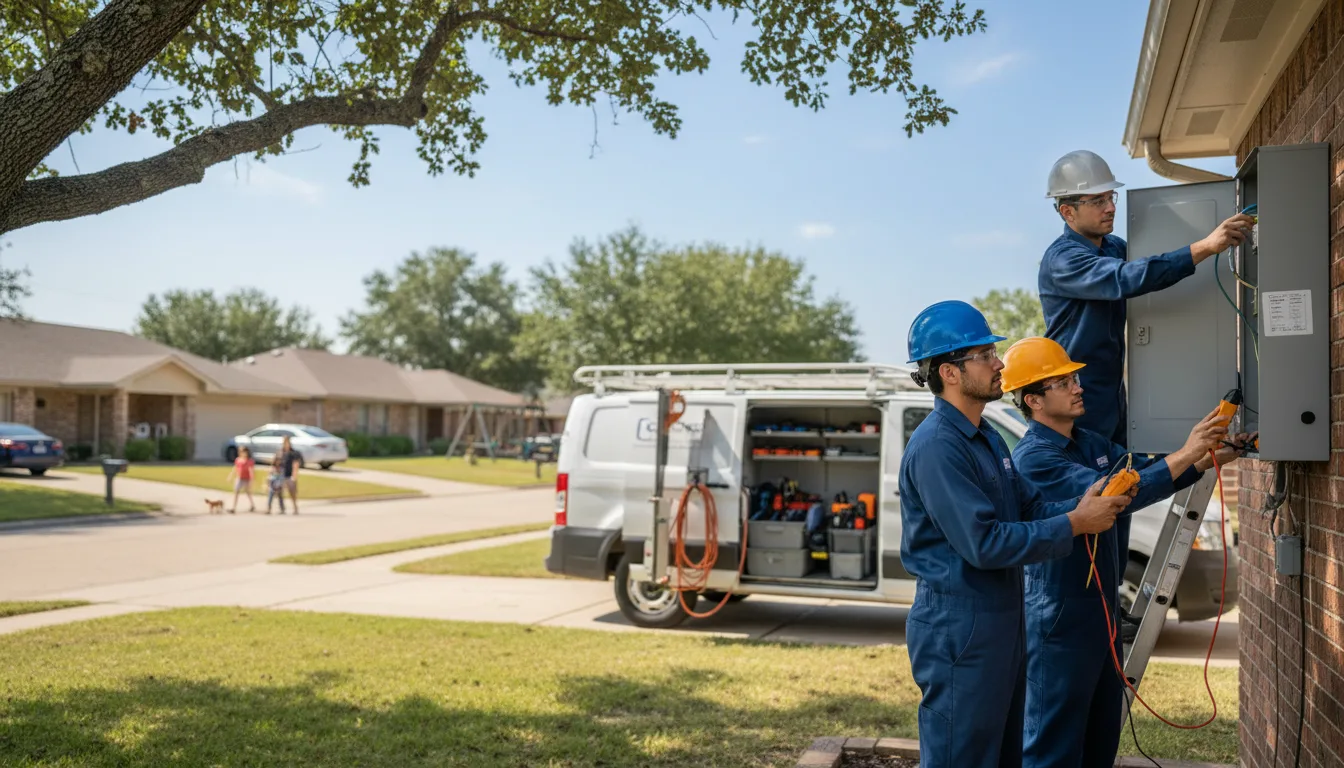 Certified electrician providing emergency electrical services in Alamo, GA